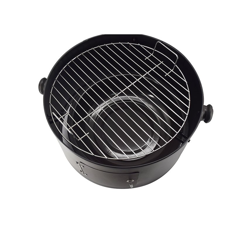 barbecue season is heating up  -  gas grill with cast iron grates